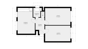 Prodej bytu 3+kk v družstevním vlastnictví 60 m², Popice