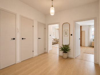 pohled k ložnici - Prodej bytu 3+1 v osobním vlastnictví 90 m², Praha 6 - Dejvice