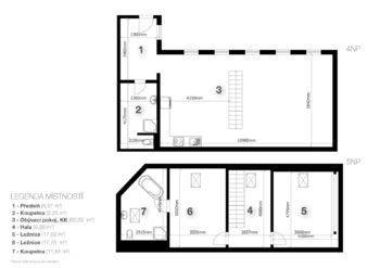 Pronájem bytu 3+kk v osobním vlastnictví 144 m², Praha 1 - Nové Město