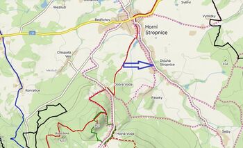 Prodej pozemku 2359 m², Horní Stropnice