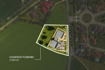Prodej pozemku 5254 m², Hovorčovice