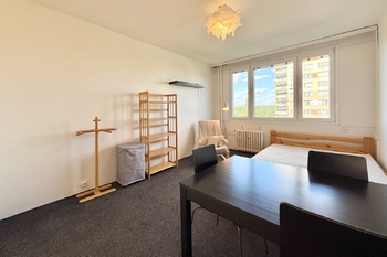 pohled k oknu 2 - Pronájem bytu 1+kk v osobním vlastnictví 28 m², Praha 4 - Braník