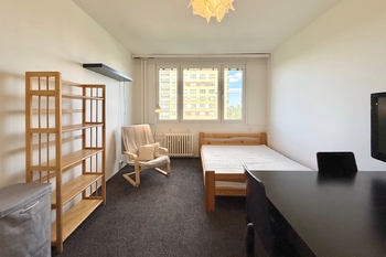 pohled k oknu 3 - Pronájem bytu 1+kk v osobním vlastnictví 28 m², Praha 4 - Braník