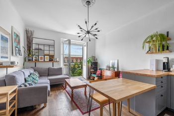 obývací prostor - Pronájem bytu 2+kk v osobním vlastnictví 67 m², Praha 5 - Smíchov