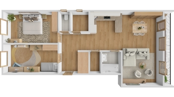 Pronájem bytu 3+kk v družstevním vlastnictví 74 m², Hradec Králové