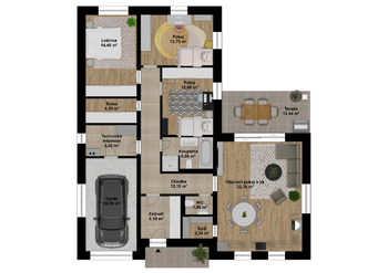 Prodej pozemku 827 m², Strachotice