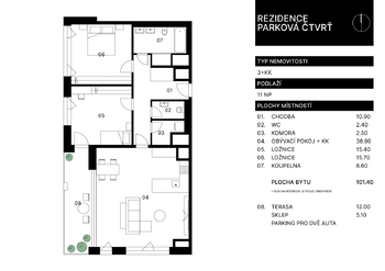 Prodej bytu 3+kk v osobním vlastnictví 101 m², Praha 3 - Žižkov