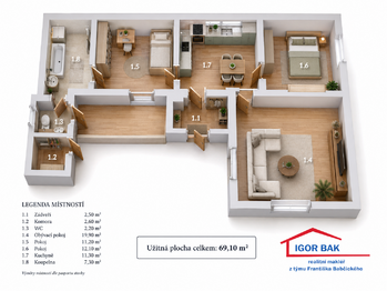 Prodej domu 69 m², Praha 10 - Uhříněves