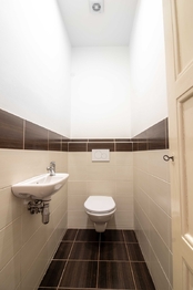 Toaleta - Pronájem bytu 2+kk v osobním vlastnictví 46 m², Praha 2 - Vinohrady