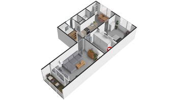 Prodej bytu 2+1 v družstevním vlastnictví 63 m², Chomutov
