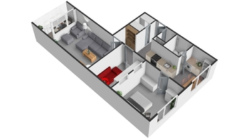 Prodej bytu 2+1 v družstevním vlastnictví 63 m², Chomutov