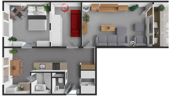 Prodej bytu 2+1 v družstevním vlastnictví 63 m², Chomutov