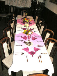 salonek - slavnostní tabule - Pronájem restaurace 374 m², Slavonice