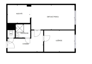 Pronájem bytu 2+kk v družstevním vlastnictví 43 m², Praha 4 - Háje