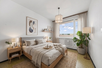 VIZUALIZACE LOŽNICE - Prodej bytu 2+kk v osobním vlastnictví 40 m², Mladá Boleslav