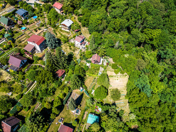Letecký pohled - Prodej chaty / chalupy 44 m², Dolní Zálezly