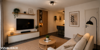 VIZUALIZACE - Prodej bytu 2+kk v osobním vlastnictví 44 m², Brno