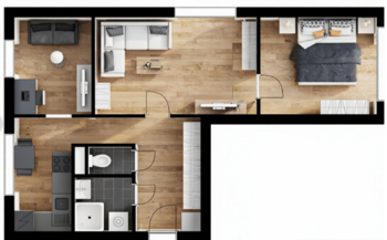 Prodej bytu 3+1 v družstevním vlastnictví 55 m², Světlá nad Sázavou