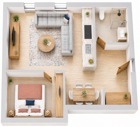 Prodej bytu 2+kk v osobním vlastnictví 49 m², Kyjov