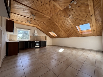 kuchyně s jídelnou - Pronájem bytu - pokoje v osobním vlastnictví 157 m², Světice 