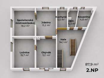 Prodej domu 178 m², Ločenice