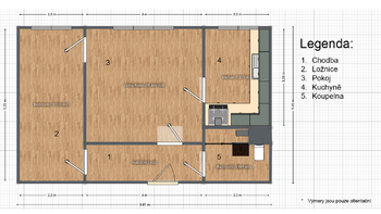 Prodej bytu 2+1 v osobním vlastnictví 44 m², Břeclav