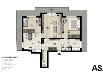 Prodej bytu 3+1 v osobním vlastnictví 89 m², Praha 10 - Vršovice