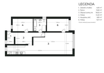 Prodej bytu 3+kk v osobním vlastnictví 114 m², Praha 10 - Dolní Měcholupy