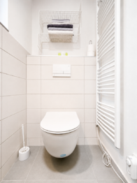 moderní koupelna s WC - Prodej chaty / chalupy 90 m², Počedělice