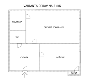 Prodej bytu 1+1 v osobním vlastnictví 46 m², Praha 7 - Holešovice