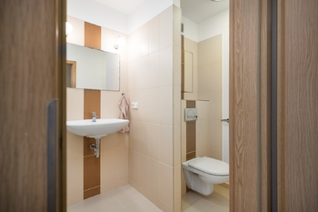Koupelna + WC - Prodej bytu 2+kk v osobním vlastnictví 41 m², Kralupy nad Vltavou