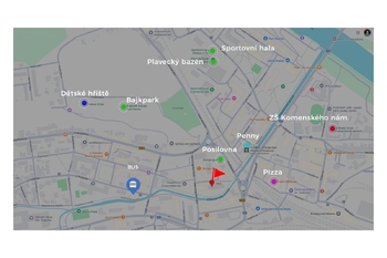 Občanská vybavenost - Prodej bytu 2+kk v osobním vlastnictví 41 m², Kralupy nad Vltavou