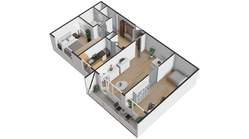 Prodej bytu 3+1 v družstevním vlastnictví 74 m², Praha 8 - Troja