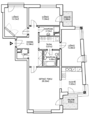 Prodej bytu 4+1 v osobním vlastnictví 109 m², Praha 10 - Malešice