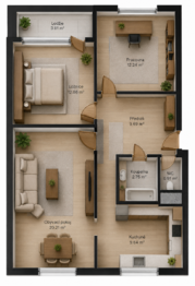 Prodej bytu 3+1 v osobním vlastnictví 66 m², Plzeň
