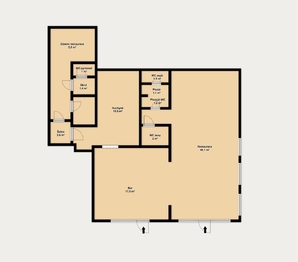2D - Prodej restaurace 172 m², Brno
