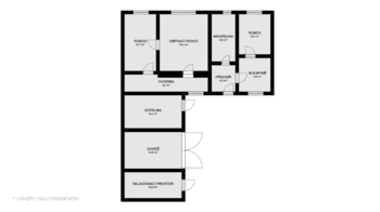 Prodej rodinného domu 109 m² s pozemkem 685 m² v klidné části obce Božice - Prodej domu 109 m², Božice