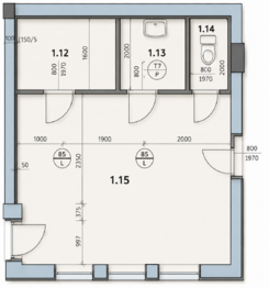Pronájem kancelářských prostor 25 m², Olomouc