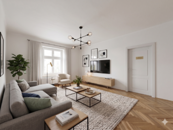 Vizualizace - Pronájem bytu 2+1 v osobním vlastnictví 59 m², Olomouc