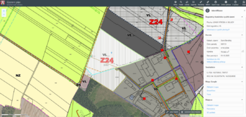 budoucí pozemek č. 4 v ÚP - Prodej pozemku 15940 m², Benátky nad Jizerou