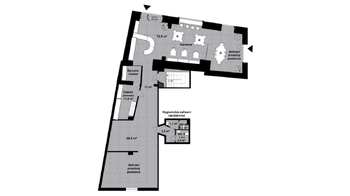 Pronájem kancelářských prostor 210 m², Plzeň
