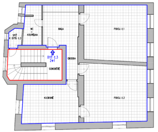 Prodej bytu 2+1 v osobním vlastnictví 94 m², Děčín