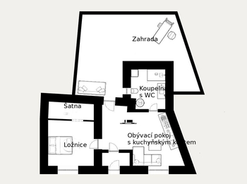 Pronájem domu 55 m², Velvary