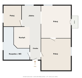 Prodej bytu 3+1 v osobním vlastnictví 55 m², Mníšek pod Brdy