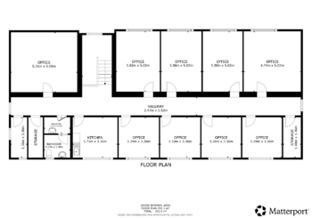 Pronájem kancelářských prostor 444 m², Pardubice