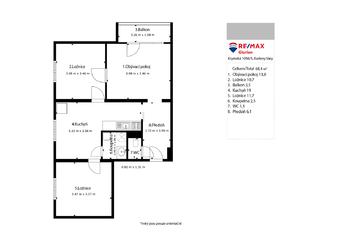 Prodej bytu 3+1 v osobním vlastnictví 62 m², Sokolov