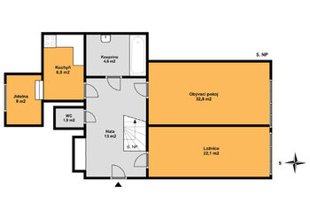 Pronájem bytu 4+1 v osobním vlastnictví 125 m², Praha 2 - Vinohrady
