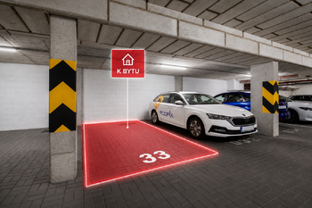 Parkovací stání - Pronájem bytu 2+kk v osobním vlastnictví 40 m², Pardubice