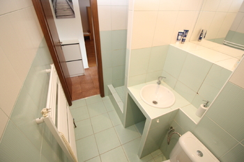 koupelna s toaletou - Prodej bytu 1+1 v osobním vlastnictví 31 m², Frýdek-Místek