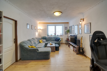 obývací pokoj - Prodej bytu 3+1 v družstevním vlastnictví 82 m², Plzeň
